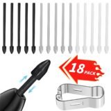 Stylus Pen Replacement Tablet Pencil Nib for Samsung Galaxy S Pen Tab S9 S23 Wear Resistant Stylus Pencil Tips with Tweezer Set