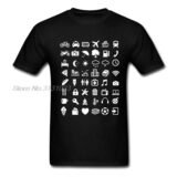 Travel Icon T-shirt Summer Traveller Backpacking Global World Tee Iconspeak New T Shirts Unisex Funny Tops Tee Shirt For Men