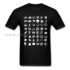 European and American men’s summer smart eye print comfortable and breathable round neck T-shirt outdoor casual top