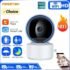 4K 8MP HD POE PTZ Camera Outdoor 4MP Dual Lens Dual Screen AI Human Detection IP Camera CCTV Audio Video Surveillance P2P iCSee