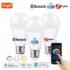 MOES Tuya Matter WiFi Smart Bulb Dimmable Led Light 16 Million RGB Colors E14 Candle Lamp Voice Control Alexa Google Home