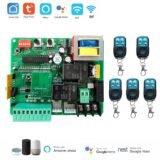 Tuya Smart Module Door Motor Control Board LED Indication Long Remote Distance 220V Sliding Gate Motor Control Board Anti Interf