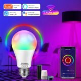 Tuya WIFI Smart LED Bulb Smart Life APP Operated 12W 15W 18W E27 85-265V Alexa Lamp Google Assisatnt Yandex Alice Voice Control