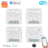 Aqara Smart Dimmer Wireless Switch H1 Zigbee 3.0 Neutral Zero Line Grey Rotary Remote Control Bulb Curtain Work for APP Homekit