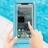 Universal Large Waterproof Phone Pouch, Suitable For Underwater, Snow, Rainforest, And Swimming. Transparent Dry Bag And Swimmin