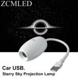 USB galaxy Projector Night Light Car Mood Light Cool Stuff For bedroom LED Starry Star Lamp Party Home Gaming Decor Saturn