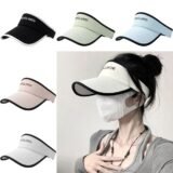 UV Protection Sun Hat Sun Protection Running Bicycle Visor Caps Summer Adjustable Empty Top Hat Sports Tennis Golf