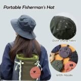 Waterproof Fisherman Hat Women Summer Sun Anti-UV Protection Camping Hiking Mountaineering Caps Men’s Panama Bucket Outdoor Hat