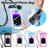 Waterproof Phone Case Swimming Floating Bag For 6.5 Inch Devices Touch Screen Access Swimming Camping Hiking Outdoor Tool 2026