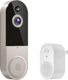 Wireless Video Doorbell Camera with AI Detection, 2-Way Talk, Night Vision, Cloud Storage for Indoor Outdoor Use