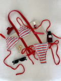 Women’s Sexy Push-Up Two-Piece Swimsuit 2025 Bathing Suit Micro Beachwear Stripe Bikini Set Swimwear Trendy Mciro