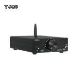 YJCO 300Wx2 Bluetooth Power Amplifier with QCC3084 Chip PCM5102 USB Stereo Digital Audio TPA3255 Hifi Sound Home Amplifier