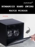 ZAPANAS WATCH WINDER FOR Automatic Watch NEW MODE METAL LEATHER PAINT WATCH BOX SWINGS AND WINDS