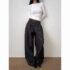 18 Colors Options Women Loose Wide Leg Pants Summer Female Drawstring Pocket Full Beachwear Trousers MYH-myh0202